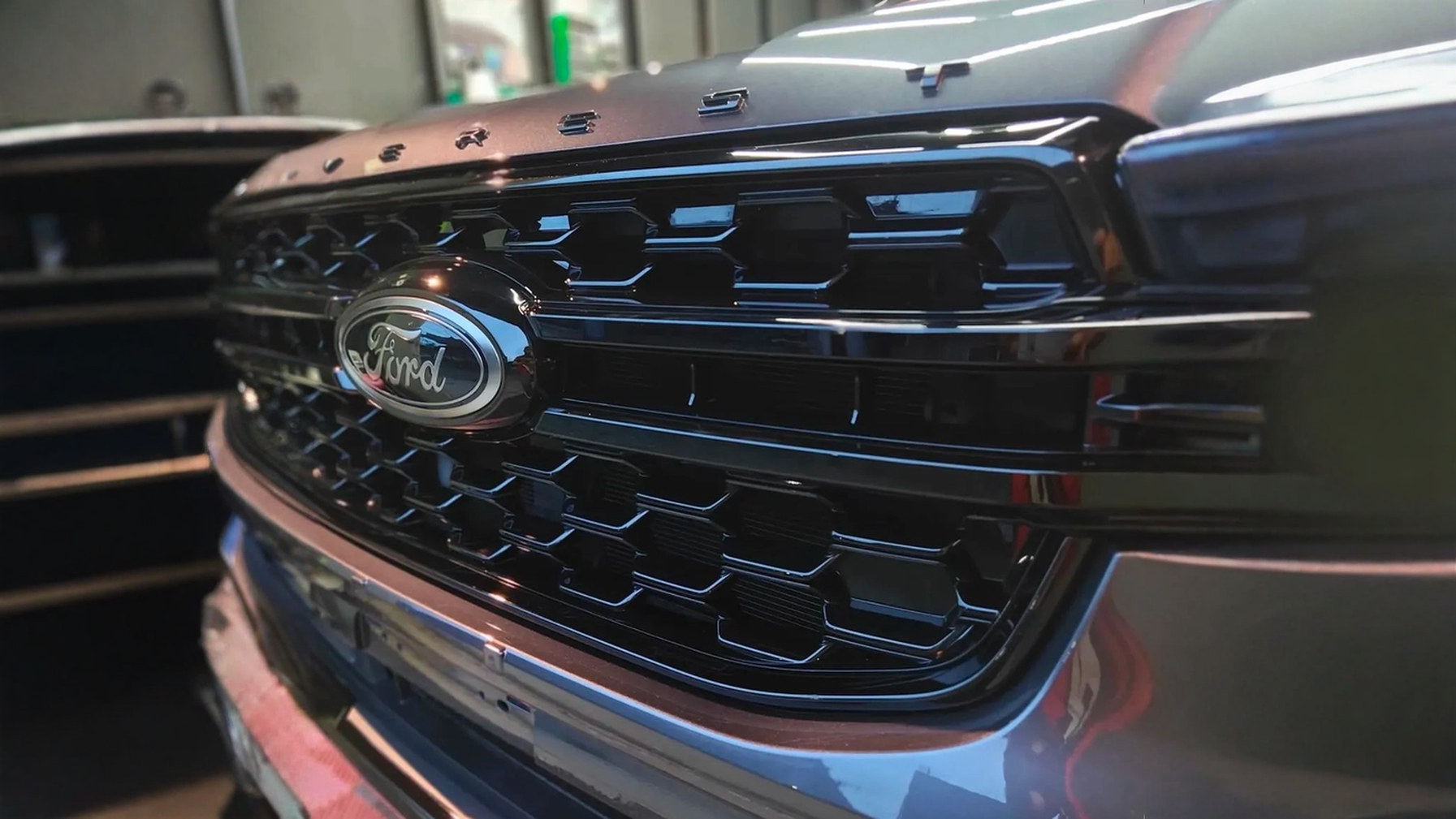 Urban cityscape at sunset